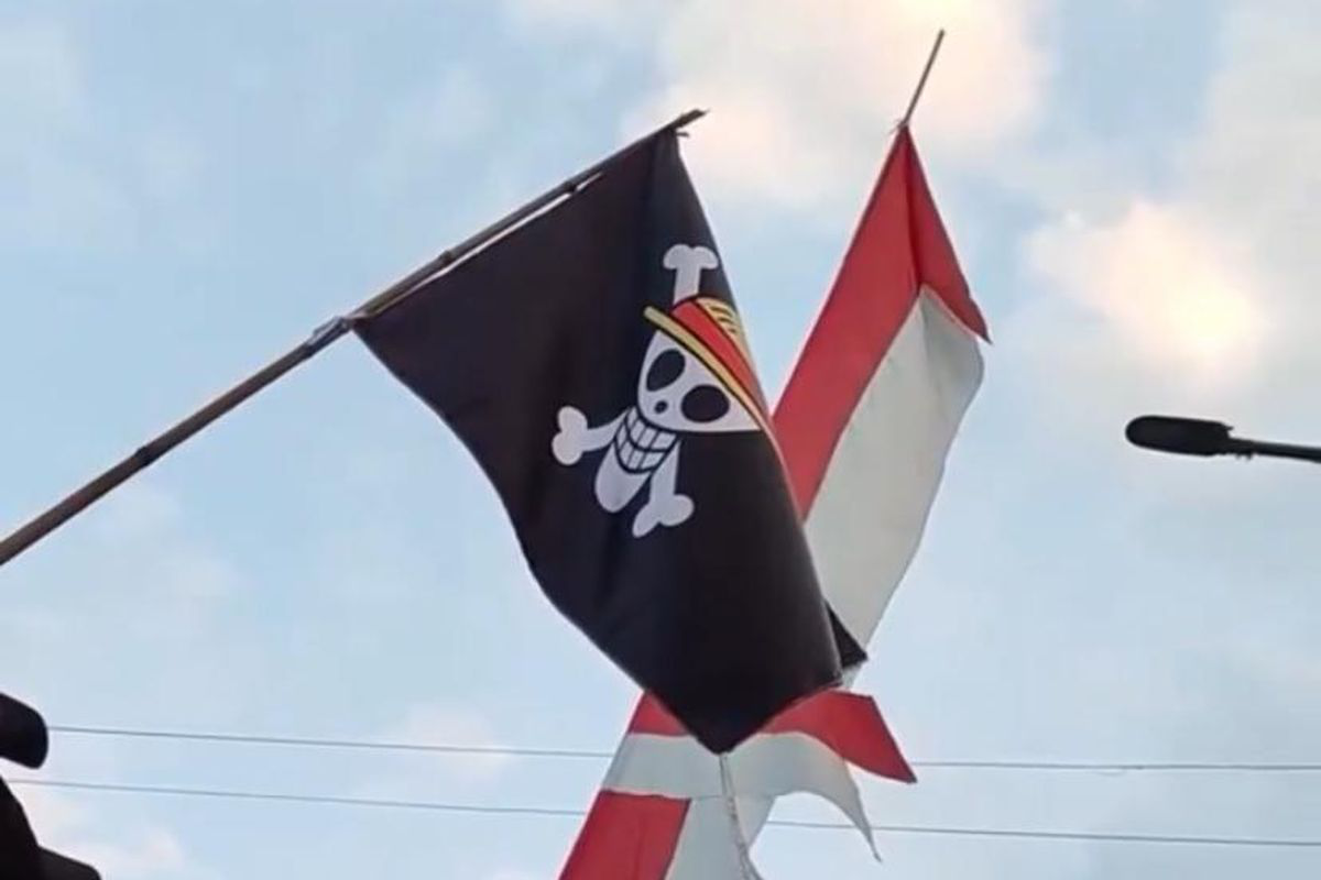 Bendera One Piece Berkibar di HUT RI ke-80, Simbol Pemberontakan atau Nasionalisme Gaya Baru?
